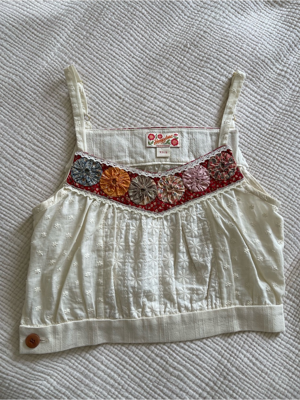 Honeybea Embroidered Tank